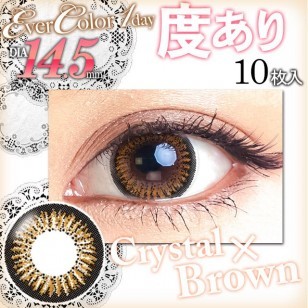 (EC1001)EverColor 1day CrystalBrown 10片裝
