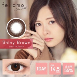 feliamo ShinyBrown日抛10片裝