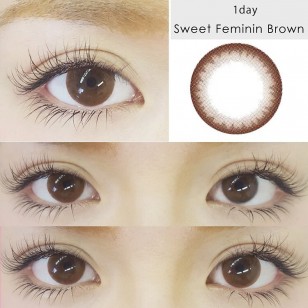 Naturali 1-Day Sweet Feminine Brown 10片裝