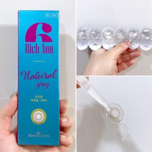 Rich Ann Natural Gray 6片 (日拋)